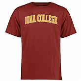Iona College Gaels Everyday WEM T-Shirt - Crimson